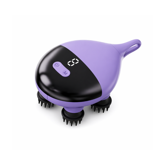 Intelligent 3D Electric Head & Scalp Massager (Purple)