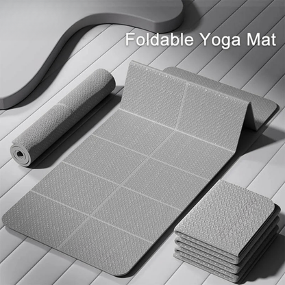 Yoga Mat with Foldable TPE 4mm