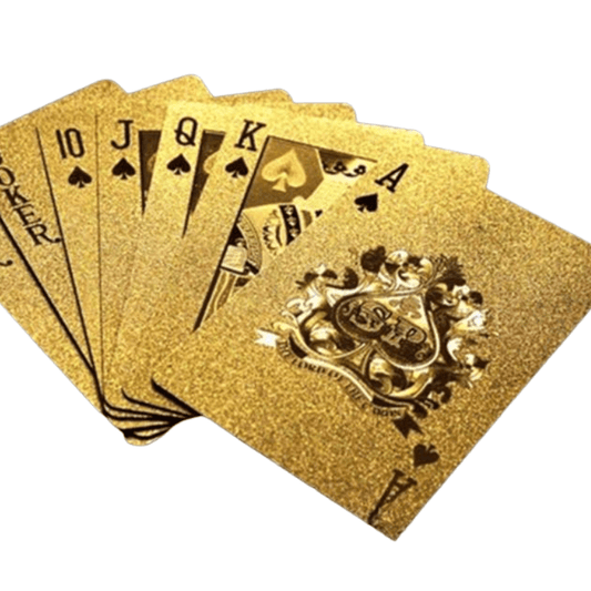 Best Playing Cards Plastic 24K Gold Foil | Buy Online at Furniture Things Australia