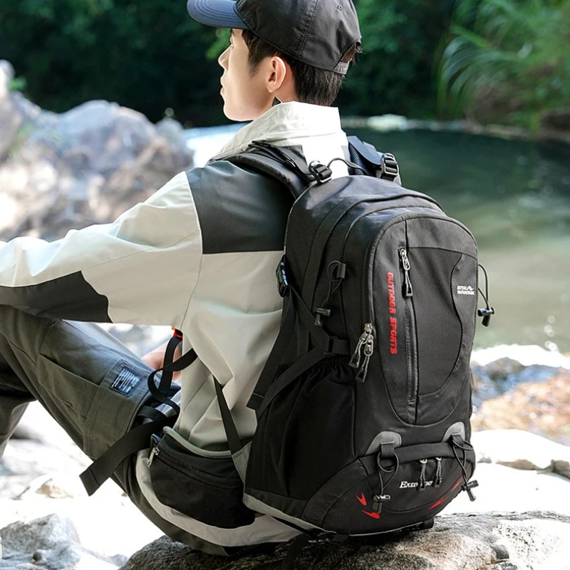 Hiking Backpack with 35L Waterproof Cushion Nylon