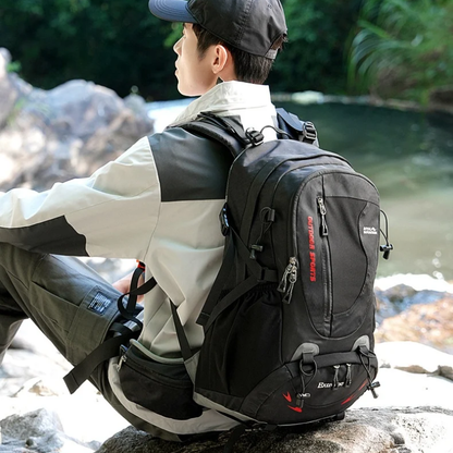 Hiking Backpack with 35L Waterproof Cushion Nylon