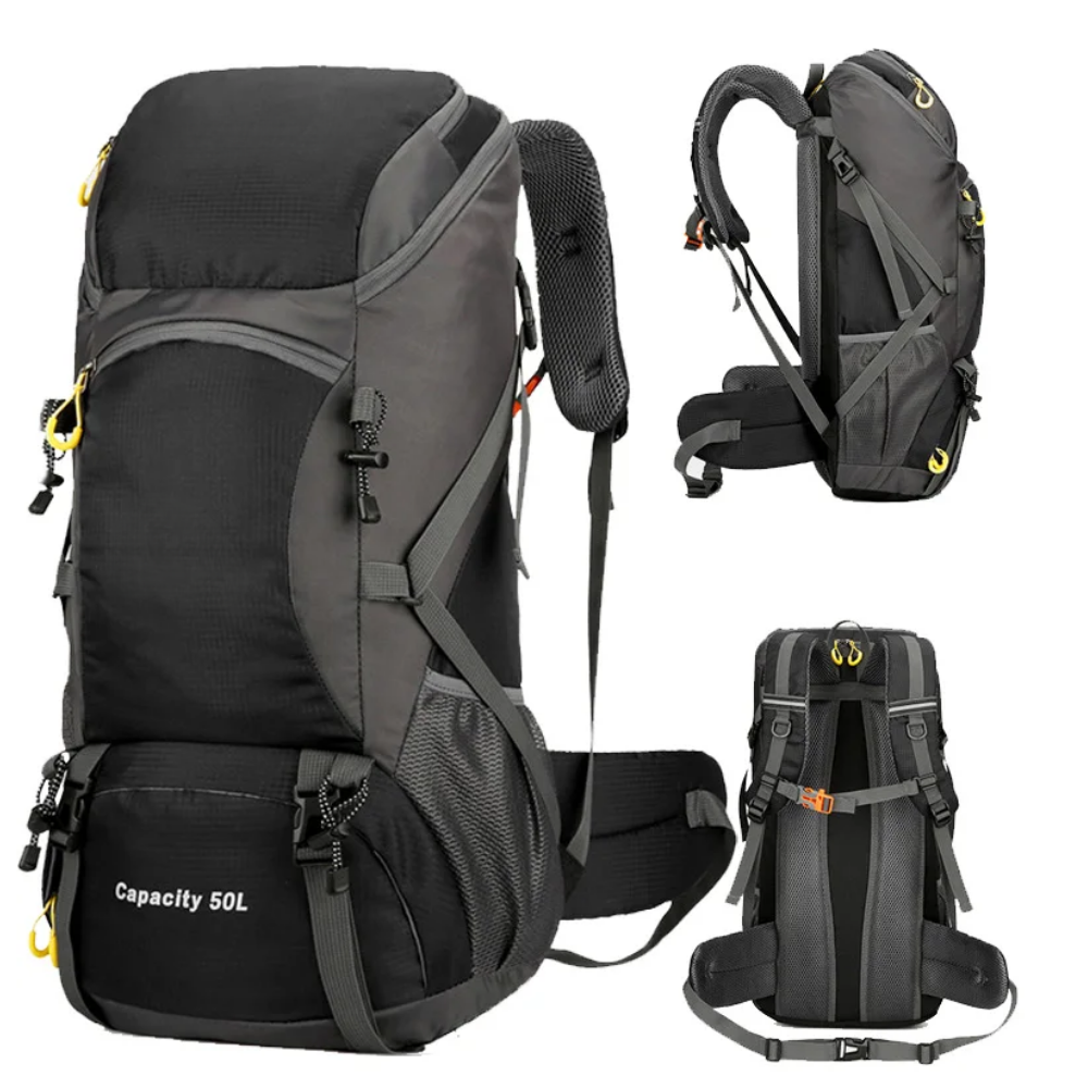 Hiking Backpack with 50L Nylon Large Capacity