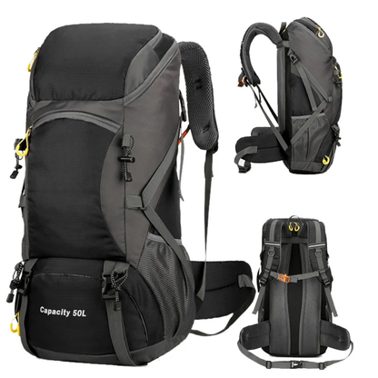 Hiking Backpack with 50L Nylon Large Capacity