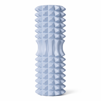 Blue Foam Roller Massager for Deep Tissue Muscle Recovery & Yoga
