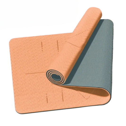 Yoga Mat Non Slip TPE with Carry Strap and Bag