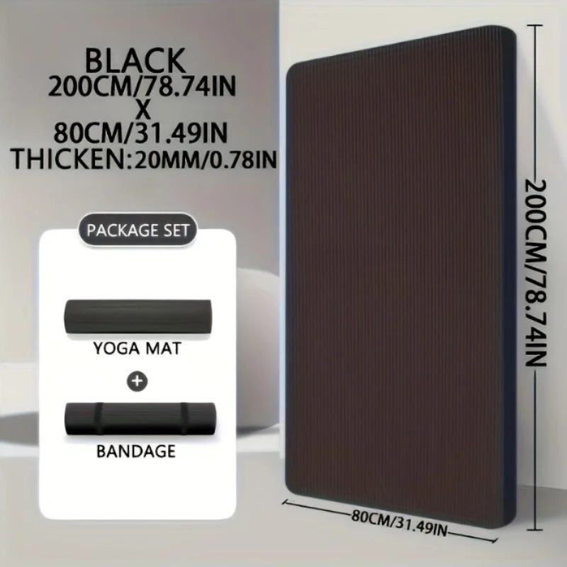 Yoga Mat NBR Non Slip 2cm Thick