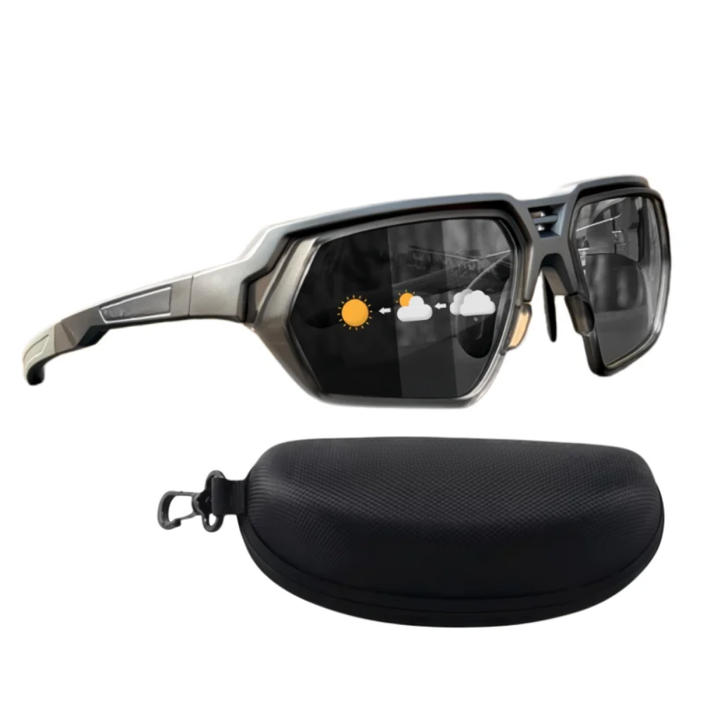 Polarized Sports Sunglasses UV401 for Men & Women (Black)