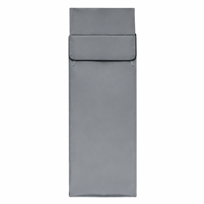 Grey Ultra-Stretch Sleeping Bag Liner for Camping & Travel