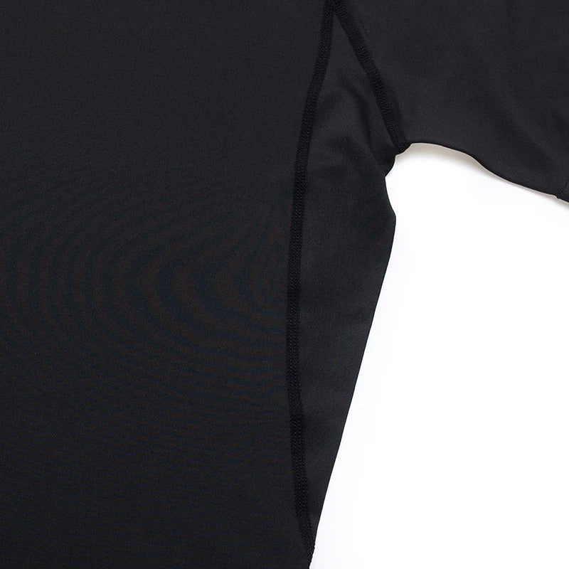 Top Long Compression Black Sleeve Quick Dry for Men (Large)