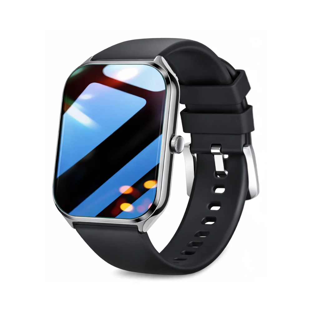 Smart Watch with Bluetooth Call Fitness Tracker (Black)
