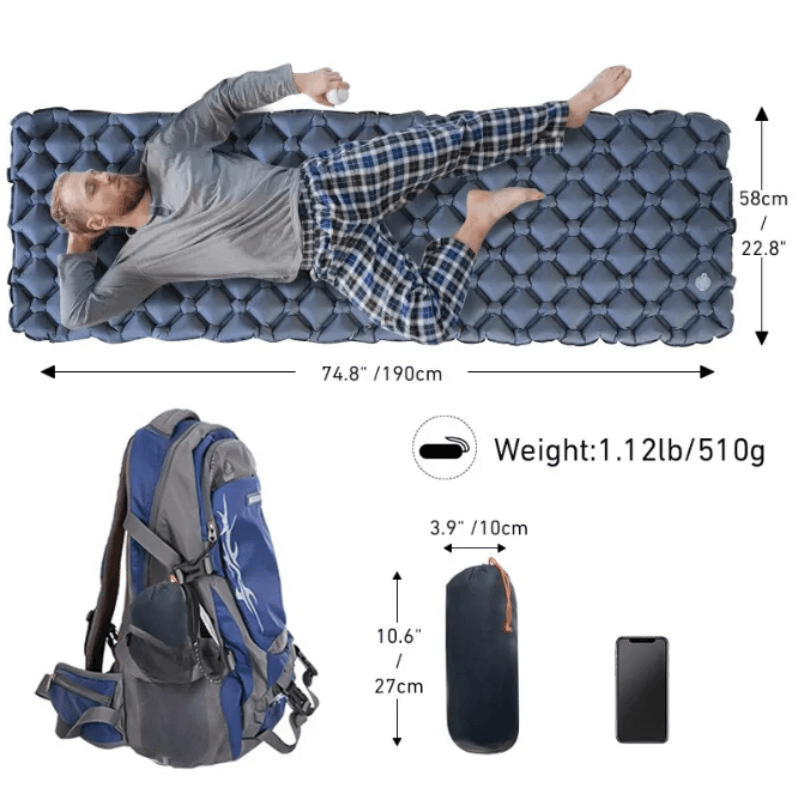 Best Camping Mattress Inflatable Ultralight Sleeping Pad | Buy Online at Furniture Things Australia