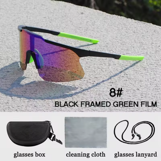 Sports Eyewear Cycling Glasses with Anti-Fog UV400 (C8)