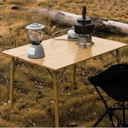 Best Camping Table Bamboo Folding Portable Outdoor Picnic BBQ | Buy Online at Furniture Things Australia