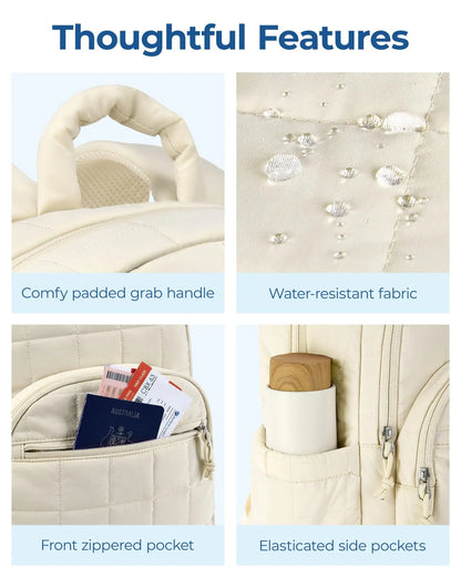 Women Backpack with Large Capacity Nylon Laptop Travel