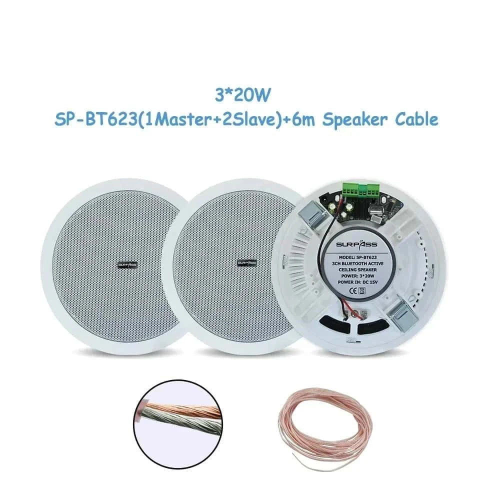Best Ceiling Speaker Bluetooth 6 Inch 20W Moisture Resistant | Buy Online at Furniture Things Australia