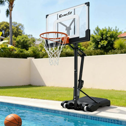 Best Everfit Portable Basketball Hoop Adjustable Pool Goal System Backyard 105M-21M | Buy Online at Furniture Things Aus
