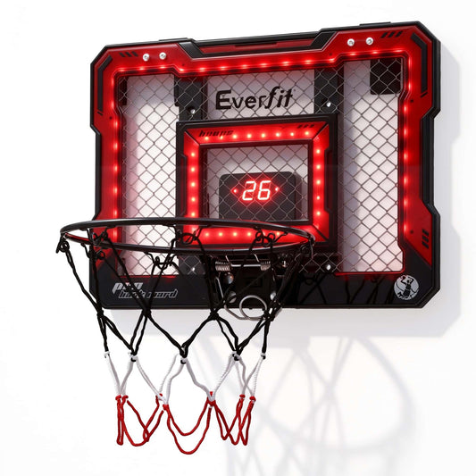 Best Everfit Mini Basketball Hoop Over Door Indoor LED Scoreboard Kids Set 40x30cm | Buy Online at Furniture Things Aust