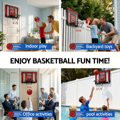 Best Everfit Mini Basketball Hoop Over Door Indoor LED Scoreboard Kids Set 40x30cm | Buy Online at Furniture Things Aust