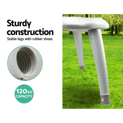 Portable Folding Toilet /w Plastic Bag for Outdoor Camping
