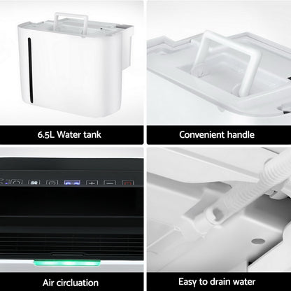 Dehumidifier 20L Air Purifier White