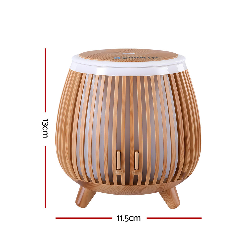 Ultrasonic Aroma Diffuser Aromatherapy 140ml LED Lights