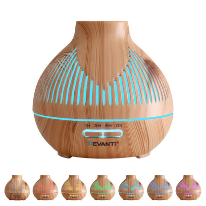 Ultrasonic Aroma Diffuser Aromatherapy 400ml LED Lights