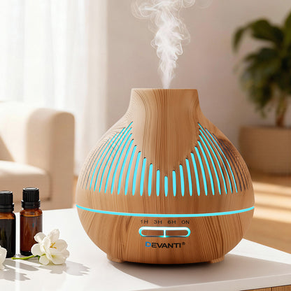 Ultrasonic Aroma Diffuser Aromatherapy 400ml LED Lights