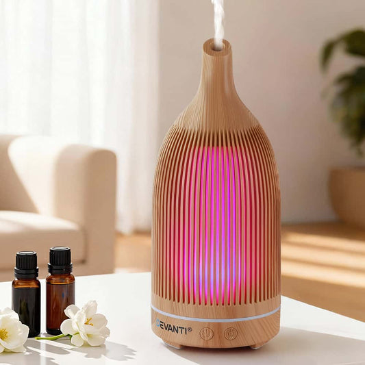 Best Ultrasonic Aroma Diffuser Aromatherapy 200ml LED Light | Buy Online at Furniture Things Australia