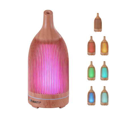 Ultrasonic Aroma Diffuser Aromatherapy 200ml LED Light