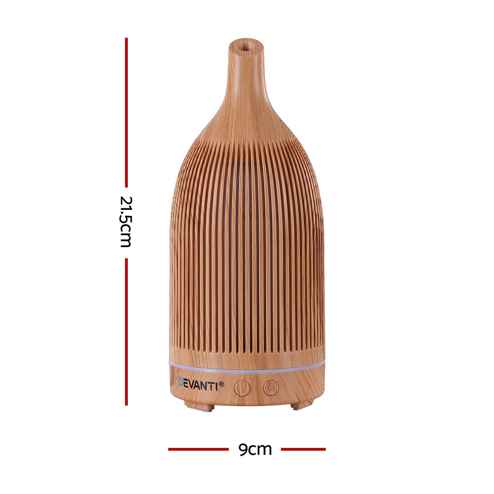 Ultrasonic Aroma Diffuser Aromatherapy 200ml LED Light