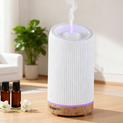 Ultrasonic Aroma Diffuser Aromatherapy 200ml LED Lights