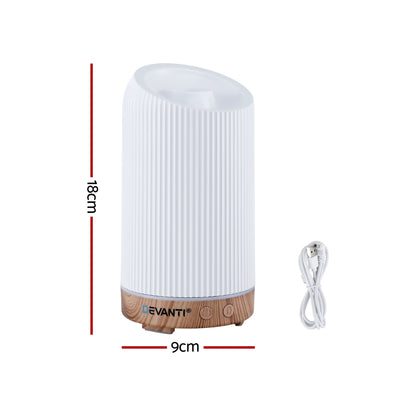 Ultrasonic Aroma Diffuser Aromatherapy 200ml LED Lights