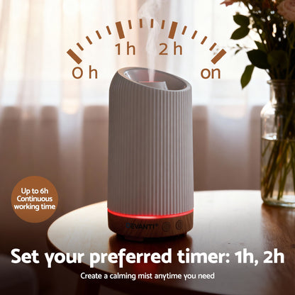 Ultrasonic Aroma Diffuser Aromatherapy 200ml LED Lights