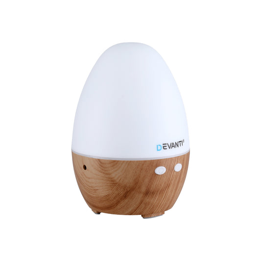 Ultrasonic Aroma Diffuser Aromatherapy 130ml LED Lights
