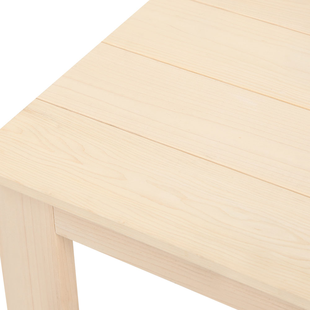 Coffee Side Table Wooden Desk Outdoor Furniture Camping Garden Natural