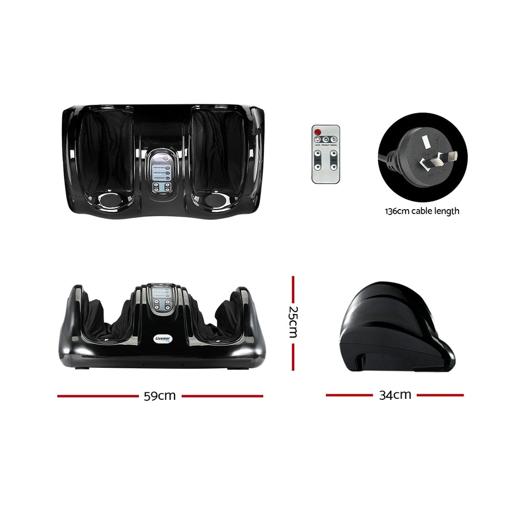 Foot Massager Shiatsu Massagers (Black)