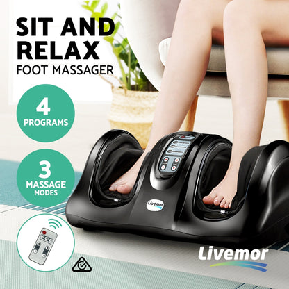 Foot Massager Shiatsu Massagers (Black)