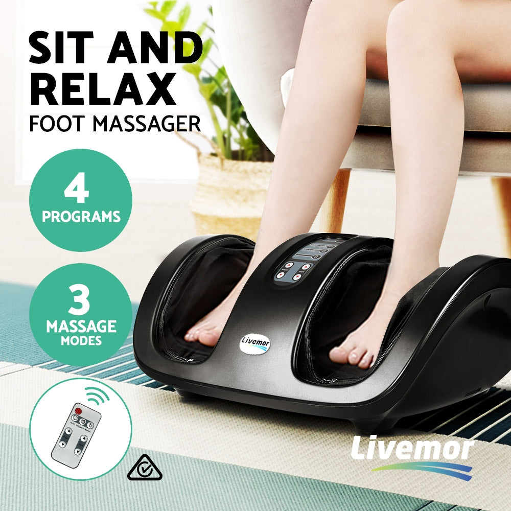 Foot Massager Shiatsu Massagers (Black)