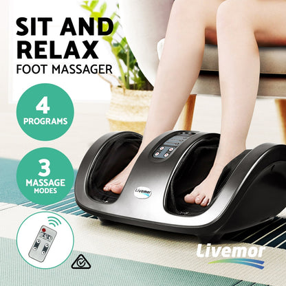 Foot Massager Shiatsu Massagers (Grey)