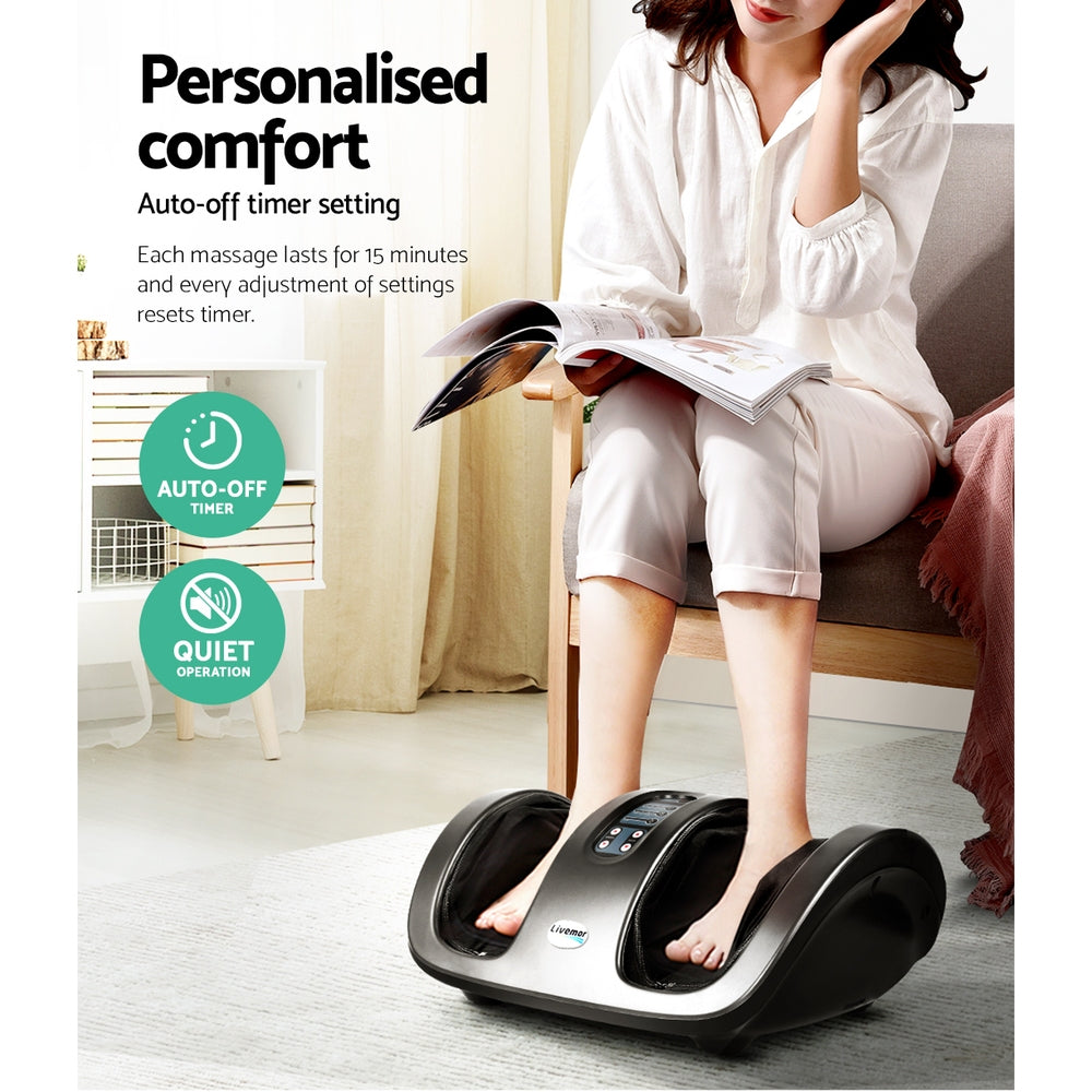 Foot Massager Shiatsu Massagers (Grey)