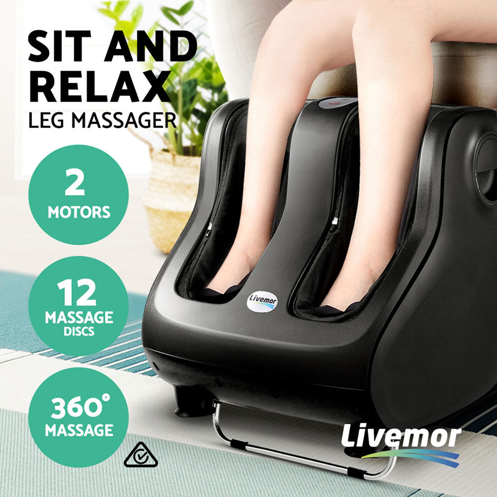 Foot Massager Shiatsu Massagers (Black)