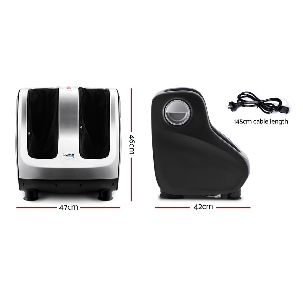 Foot Massager Shiatsu Massagers (Silver)