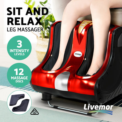 Foot Massager Massagers (Red)