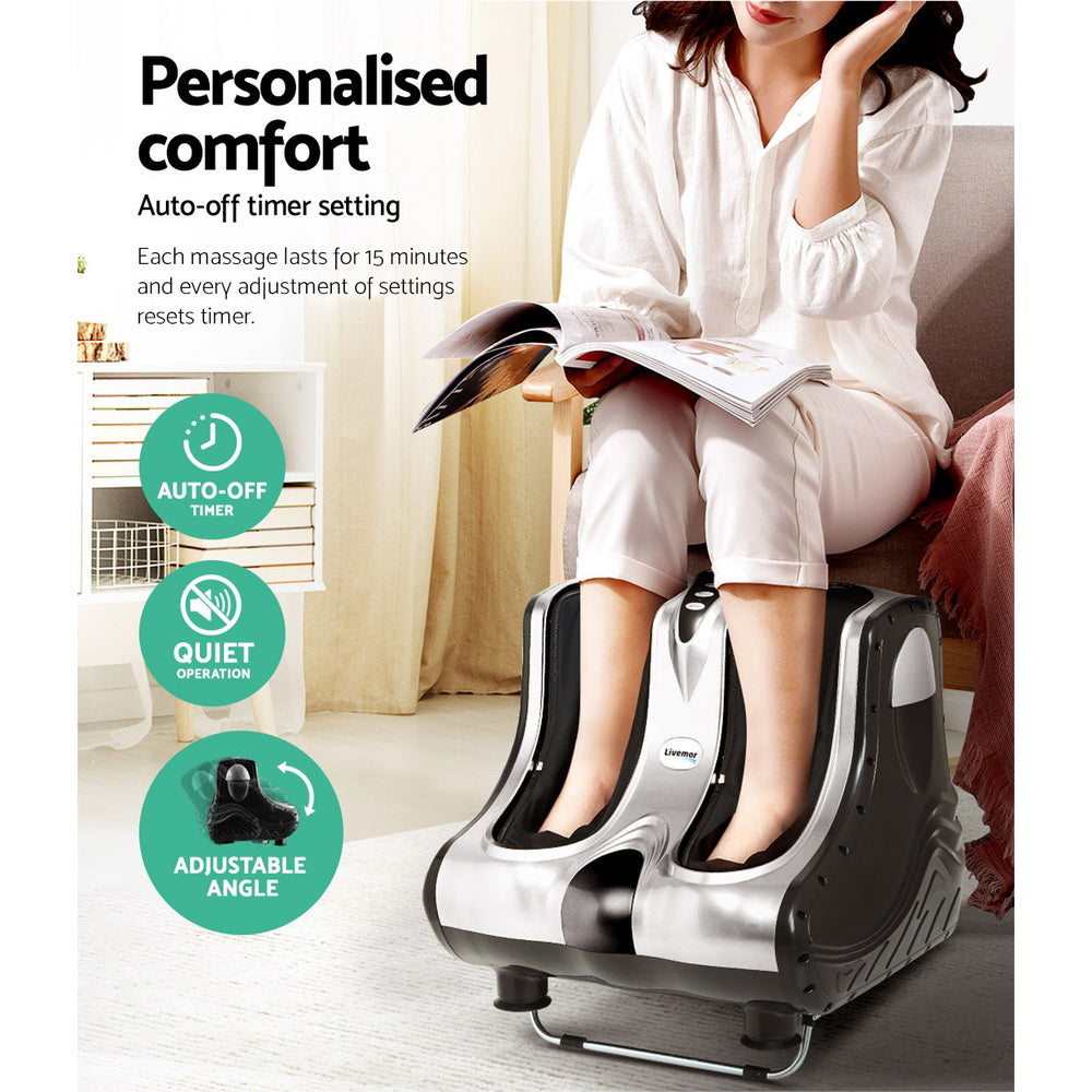 Foot Massager Massagers (Silver)