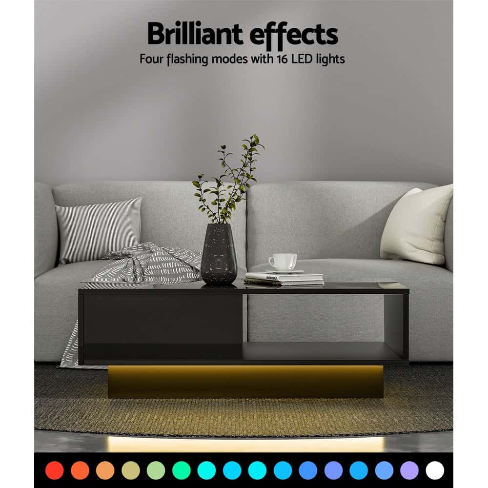 Best Coffee Table Led Lights Black | Buy Online at Furniture Things Australia