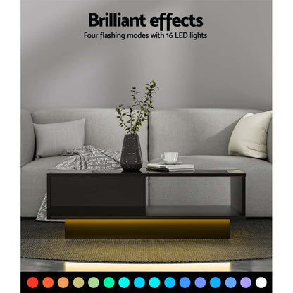 Best Coffee Table Led Lights Black | Buy Online at Furniture Things Australia