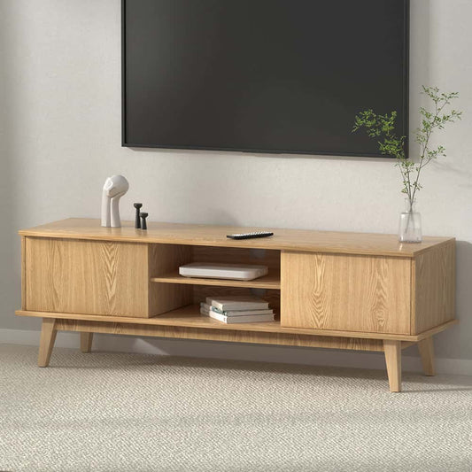 Best TV Cabinet Entertainment Unit Stand Storage Shelves TV Unit 140CM | Buy Online at Furniture Things Australia