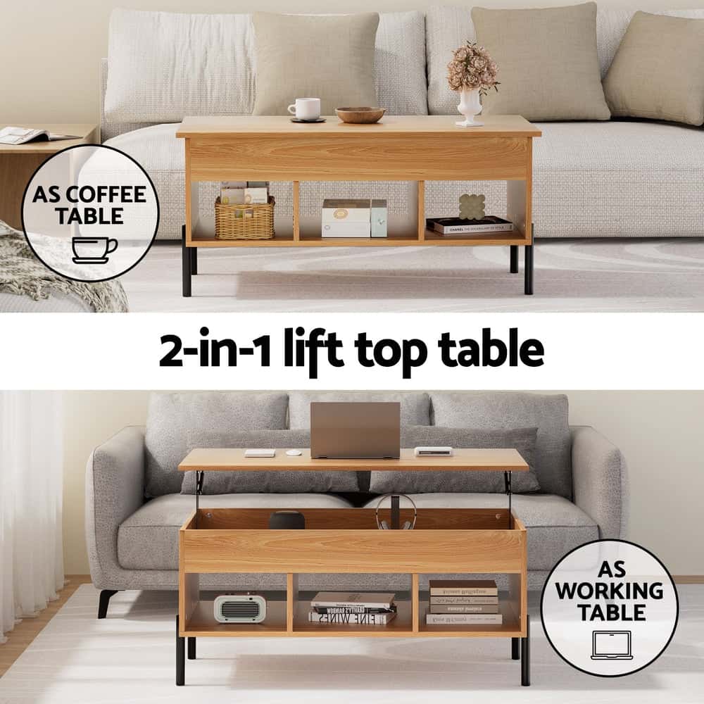 Best Coffee Table Lift-top Oak | Buy Online at Furniture Things Australia