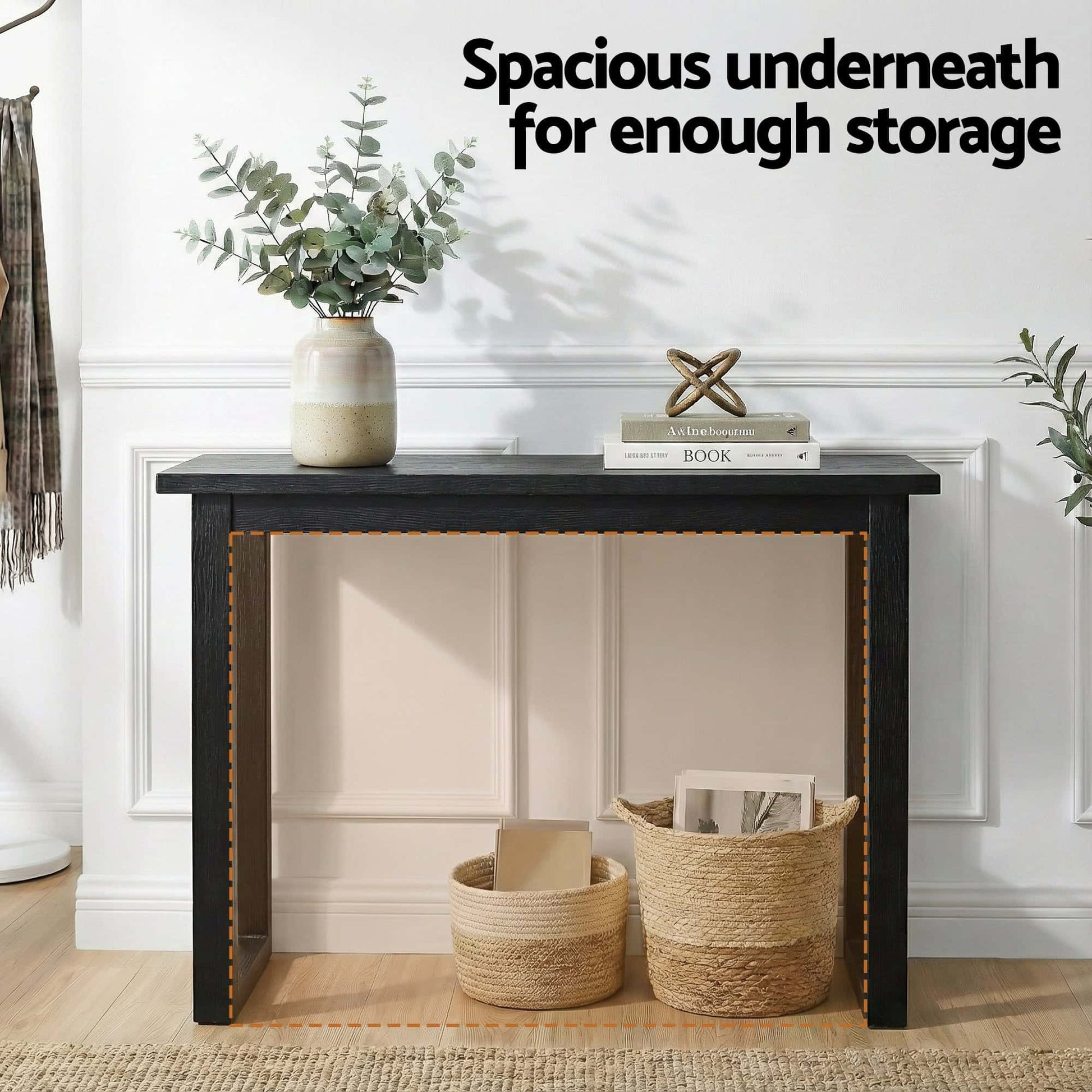 Best Console Table 110CM Black | Buy Online at Furniture Things Australia