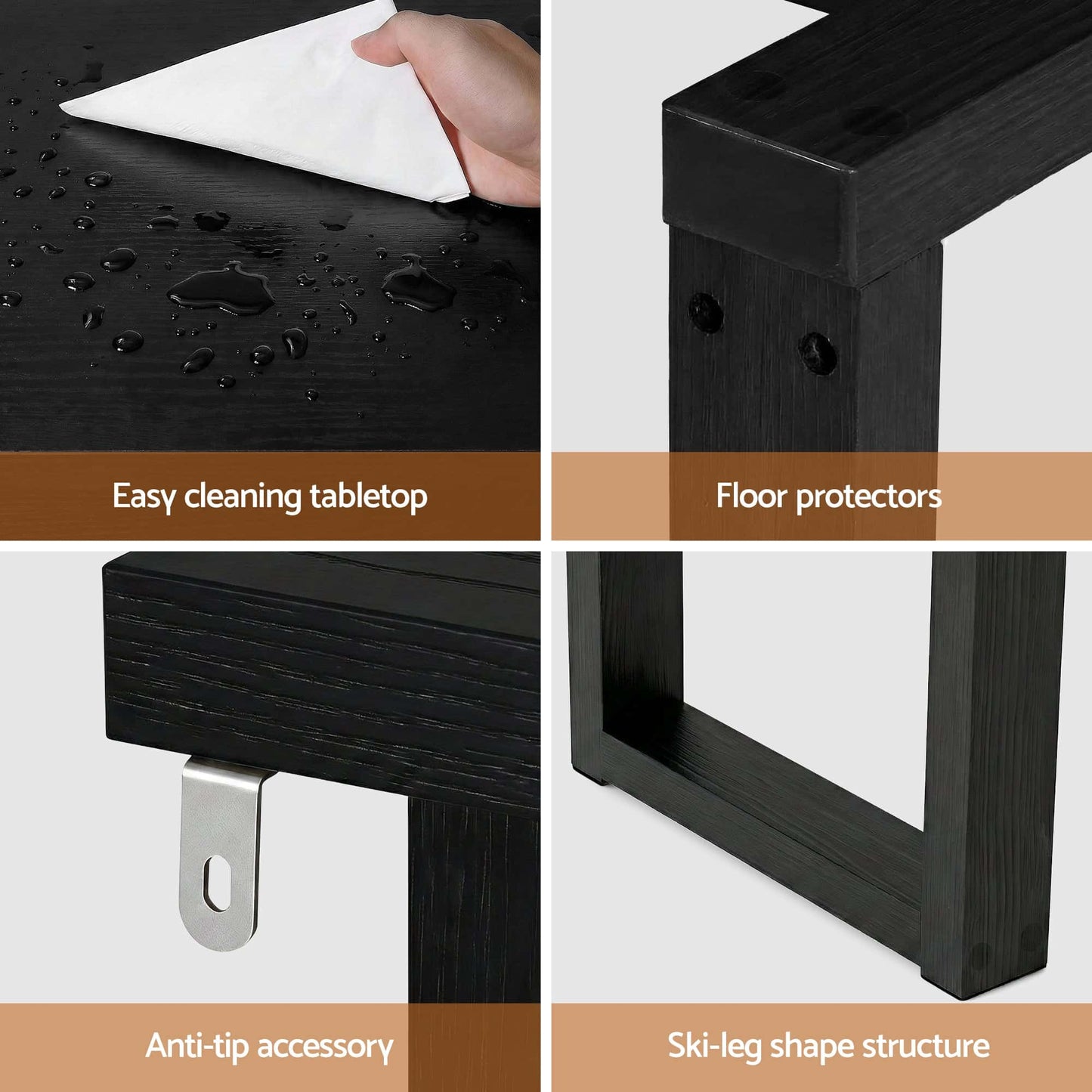 Best Console Table 110CM Black | Buy Online at Furniture Things Australia